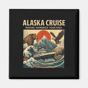 Passende Familienfreunde und Gruppen Alaska Kreuzf Magnet