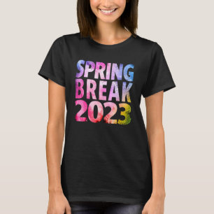 Passende Gruppe Frühlingsferien 2023 Vintage Tie D T-Shirt