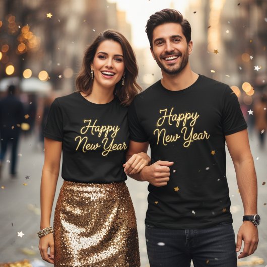 💑 Passende Happy New Year-Shirts für Paare Tri-Blend Shirt