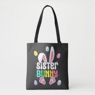 Passende Ostern-Familie-Schwester-Hase Tasche