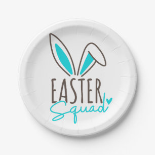 Passende Ostern-Familien-Gruppe Pappteller