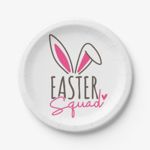 Passende Ostern-Familien-Gruppe Pappteller