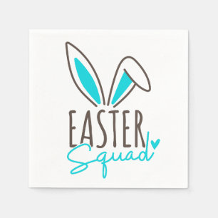 Passende Ostern-Familien-Gruppe Serviette