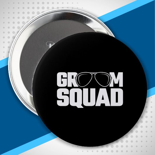 Passende Trauzeugen-Gruppe Squad Junggesellenabsch Button