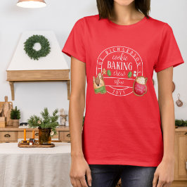 Passende Weihnachts Weißkoch Backen Crew T-Shirt