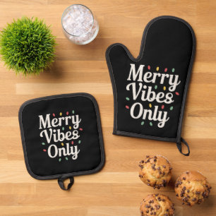 Passende Weihnachtsbeleuchtung für die Familie mit Ofenhandschuh & Topflappen-Set