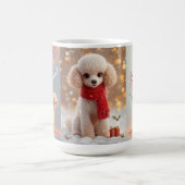 Passender Becher – „Caniche Christmas Magic“ Kaffeetasse (Mittel)