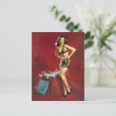Passender Pin Up Postkarte (Stehend Vorderseite)
