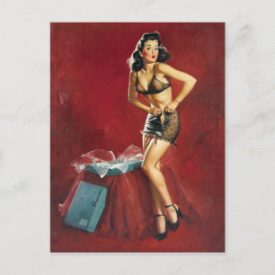 Passender Pin Up Postkarte