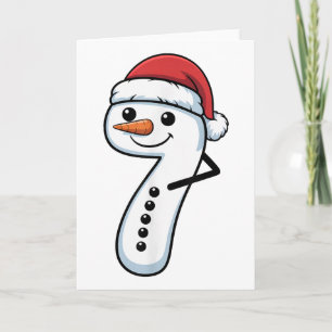 Passendes 67 Schneemann-Paar Weihnachts-Meme - Zah Karte