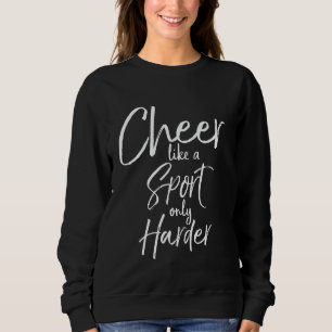 Passendes Cheerleading-Team feuert wie ein Sport n Sweatshirt