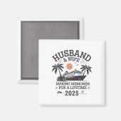 Passendes Paar Ehemann Und Ehefrau 2025 Erinnerung Magnet (Vorderseite/Rückseite)