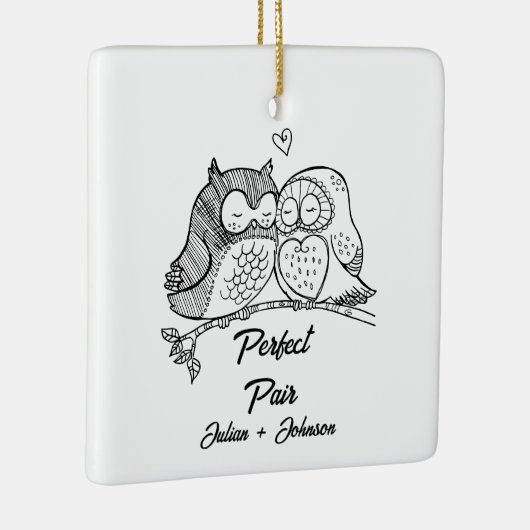 Passendes Paar Keramikornament (Rechts)