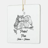 Passendes Paar Keramikornament (Links)