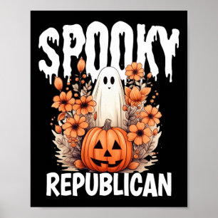 Passendes republikanisches Halloween-Familienkostü Poster