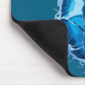 Passendes Six Seven Flammendes Eis Lustiges Meme 6 Mousepad (Ecke)