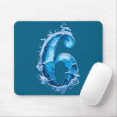 Passendes Six Seven Flammendes Eis Lustiges Meme 6 Mousepad (Mit Mouse)