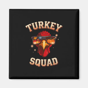Passendes Thanksgiving Running Turkey Trot Squad T Magnet