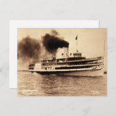 Passenger Steamer Greyhound - Louis Pesha Postkarte (Vorne/Hinten)