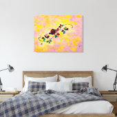 Passepartout Canvas Leinwanddruck (Insitu (Schlafzimmer))