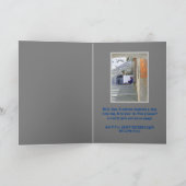 PASSIERENDER MANN/GLÜCKLICHER VATER KARTE (Innenseite)