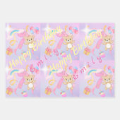 Passiertes, individualisierbares Pastellpapier zum Geschenkpapier Set (Vorderseite)