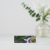 Passiflora 2 Floralfotografie Mini-Visitenkarte Mini Visitenkarte (Stehend Vorderseite)