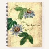 Passiflora Amethystina-Notebook Notizblock (Vorderseite)