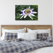 Passiflora - Blumenfotografie Leinwanddruck (Insitu (Schlafzimmer))