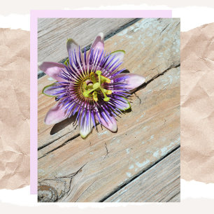 Passiflora Blumenwetterpapier