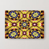 Passiflora Caerulea Pattern Button (Vorderseite)