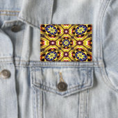 Passiflora Caerulea Pattern Button (Insitu)
