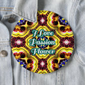 Passiflora Caerulea Pattern Button (Beispiel)
