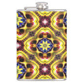 Passiflora Caerulea Pattern Flachmann (Vorderseite)