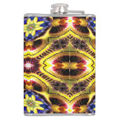 Passiflora Caerulea Pattern Flachmann (Rückseite)