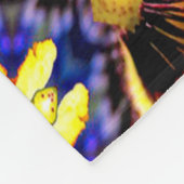 Passiflora Caerulea Pattern Fleecedecke (Ecke)