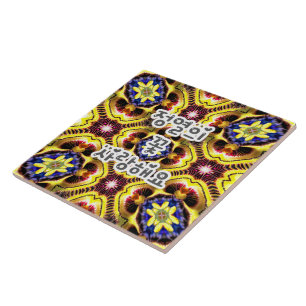 Passiflora Caerulea Pattern Fliese