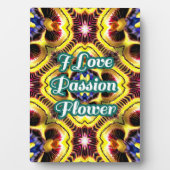 Passiflora Caerulea Pattern Fotoplatte (Vorderseite)