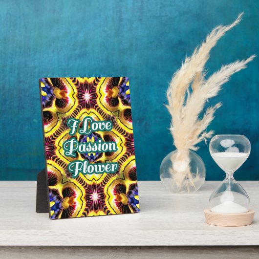 Passiflora Caerulea Pattern Fotoplatte (Seite)