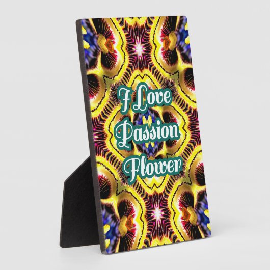 Passiflora Caerulea Pattern Fotoplatte (Seite)