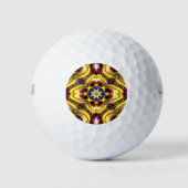 Passiflora Caerulea Pattern Golfball (Vorderseite)