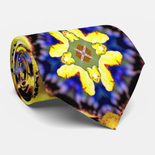 Passiflora Caerulea Pattern Krawatte