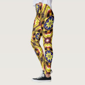 Passiflora Caerulea Pattern Leggings (Links)