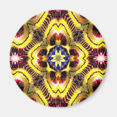 Passiflora Caerulea Pattern Magnet (Vorne)