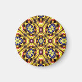 Passiflora Caerulea Pattern Magnet (Vorne)