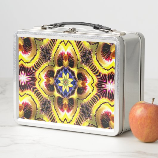 Passiflora Caerulea Pattern Metall Brotdose (Beispiel)