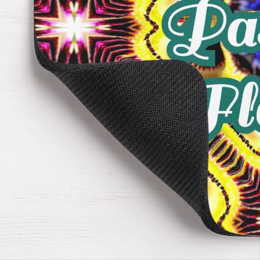 Passiflora Caerulea Pattern Mousepad (Ecke)