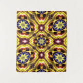 Passiflora Caerulea Pattern Wandteppich (Vorderseite)