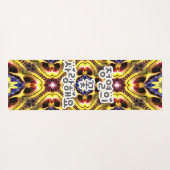 Passiflora Caerulea Pattern Yogamatte (Rückseite (Horizontal))