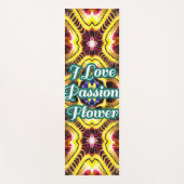 Passiflora Caerulea Pattern Yogamatte (Vorderseite)